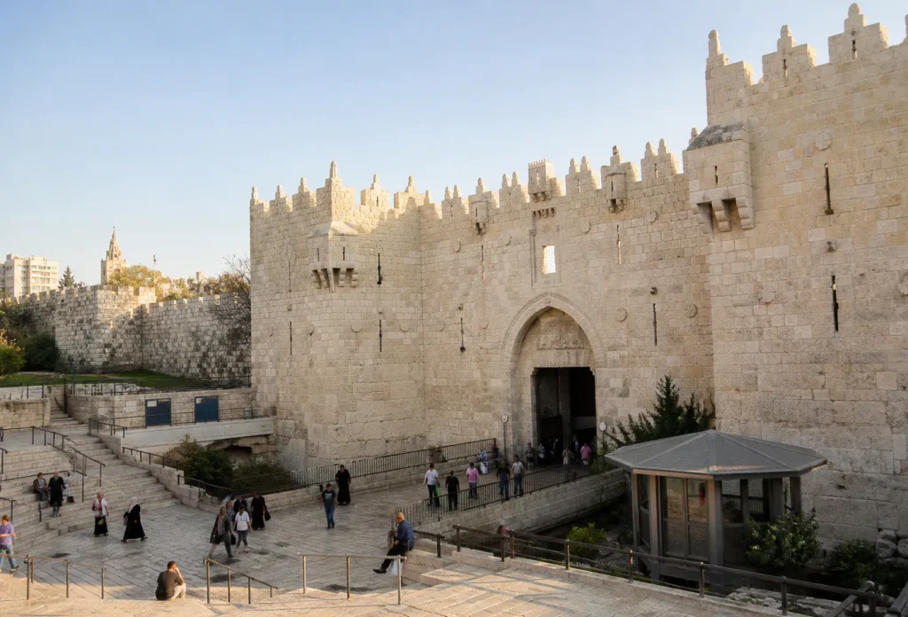 باب الخليل في الجهة الغربية للبلدة القديمة
