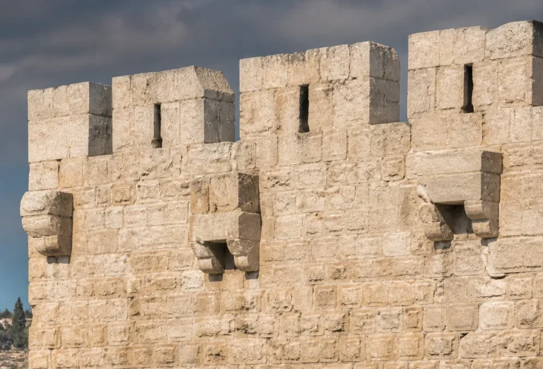 تفاصيل أسوار القدس الحجرية